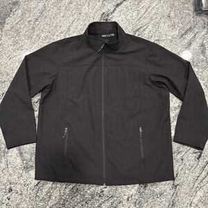 SWISS TECH Jacket Mens Size XXL Black Soft Shell Full Zip  Modern Outdoors #20